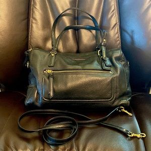 Black Leather Coach Purse